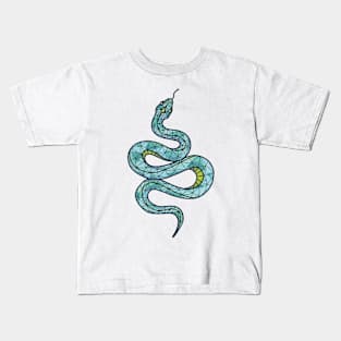 Blue Snake Kids T-Shirt